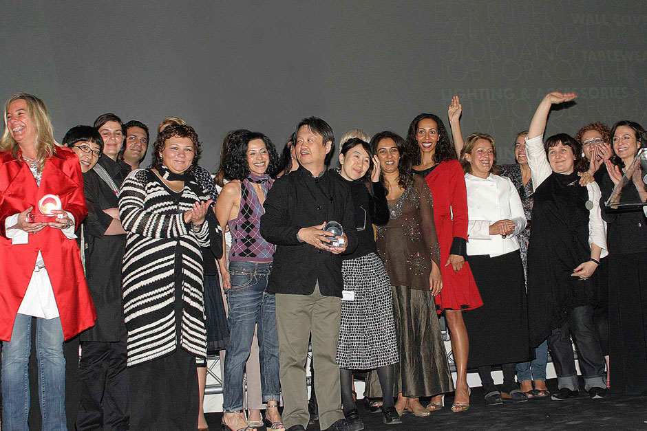 Editors in chief of ELLE decoration network and the winners © Nally Bellati - Stefano Pavesi Contrasto