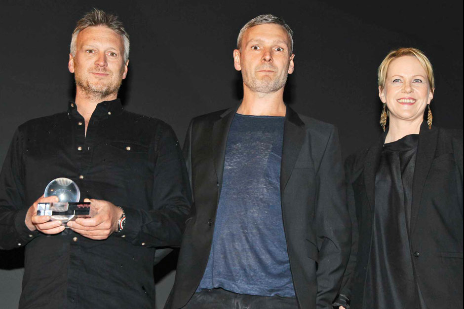 Martin and Flemming Lindholdt designers and Helle Tjaberg editor-in-chief at ELLE decoration Norway © Canio Romaniello Olycom - Mattia Tarelli - Ventudin