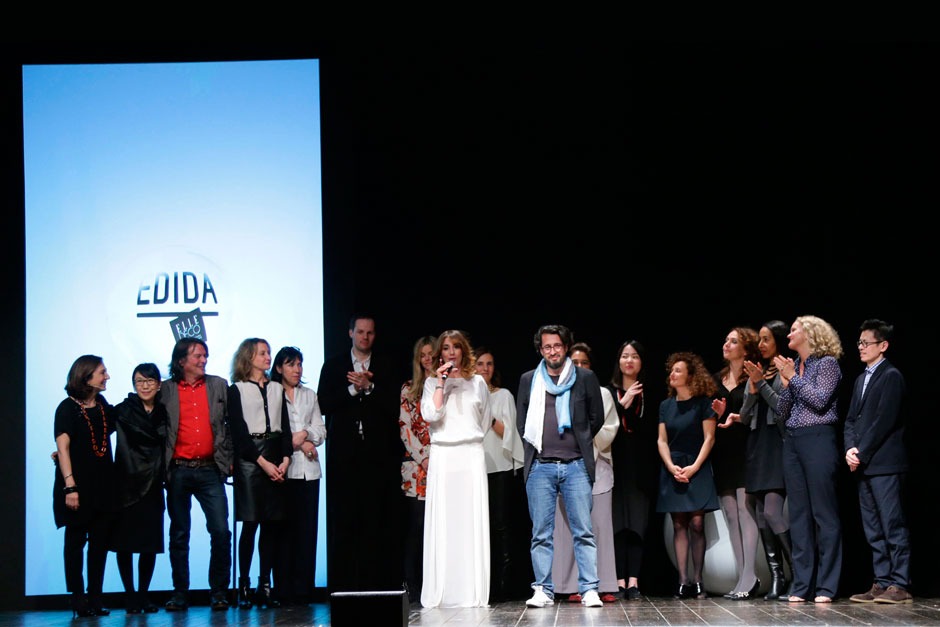 Paola Maugeri, Ron Gilad with the editors in chief of ELLE decoration network © Canio Romaniello Olycom