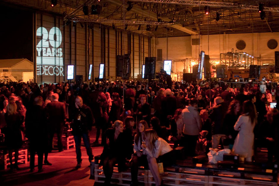 A moment of the party - Hangar Linate airport © Alessandro Volta - Alessandro Lucioni Imaxtree - Stefano Pavesi Contrasto