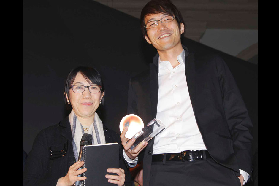 Ryuko Kida editor-in-chief at ELLE decor Japan and Nendo - Designer © Canio Romaniello Olycom - Mattia Tarelli - Ventudin