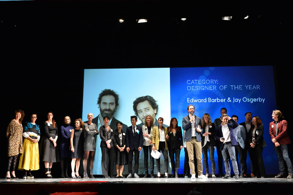 Edward Barber & Jay Osgerby, designers of the year and the editors in chief of ELLE decoration network © Stefano Pavesi - Fabio Iona