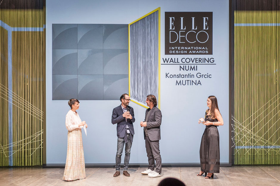 Paola Maugeri, speaker, Konstantin Grcic, designer, Massimo Orsini, President of Mutina and Bielle Bellingham, Editor-in-Chief at ELLE DECORATION South Africa © VALENTINA SOMMARIVA