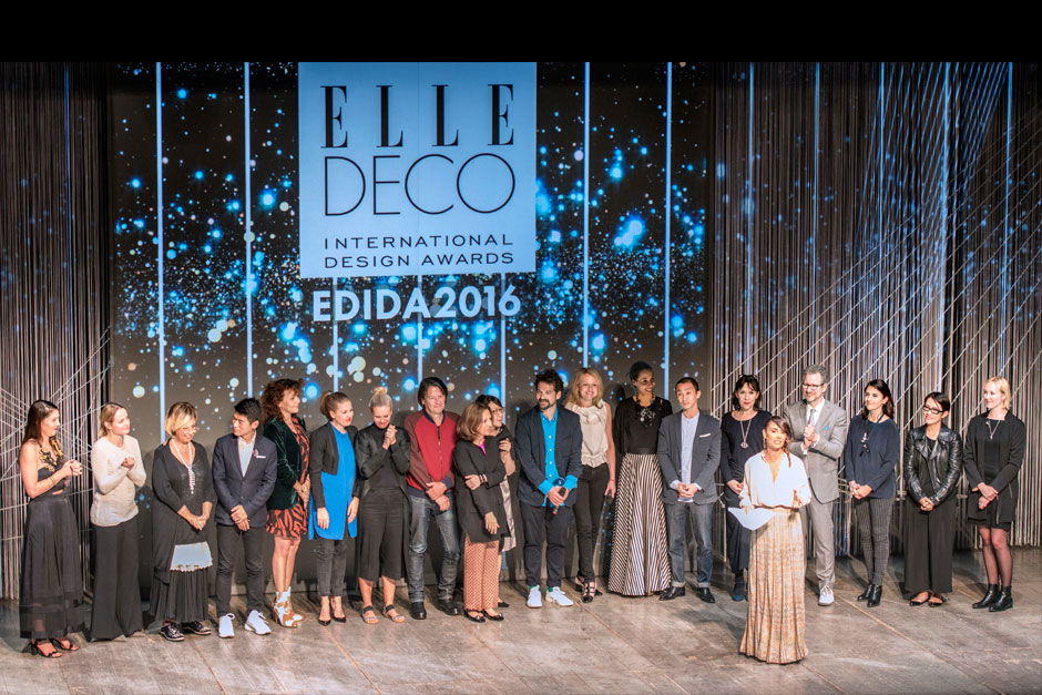 ELLE DECORATION editors-in-chief on stage with Designer of the Year Jaime Hayon, Cristina Romero, International Director of ELLE DECORATION, and Paola Maugeri, speaker © VALENTINA SOMMARIVA